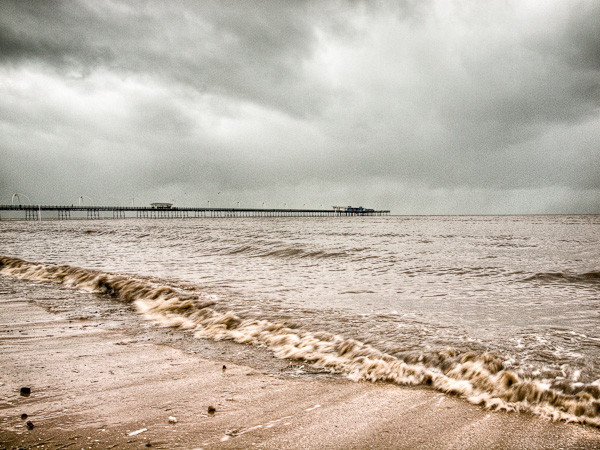 Southport Pier in Winter