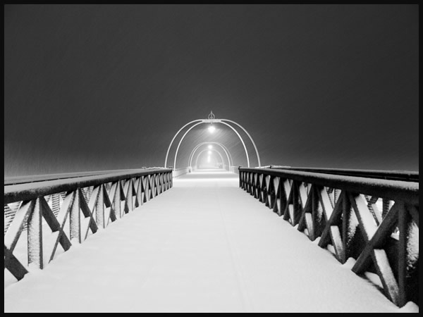 Southport Pier, Snowy