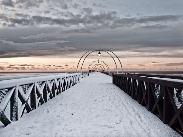 Grey Skies over Southport Pier