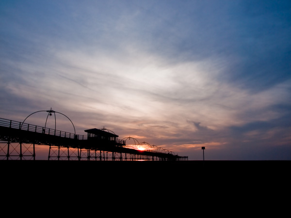 Southport Pier at Sunset