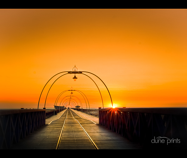 Orange Sky - Southport Pier