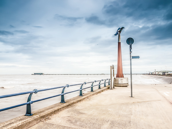 The Tide Came in Today at Southport Beach